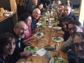 Communal lunch, Ensemble Télémaque musicians and staff, Canadian composers in October  LAB 2019 and guests; Pic, Nov. 2019.